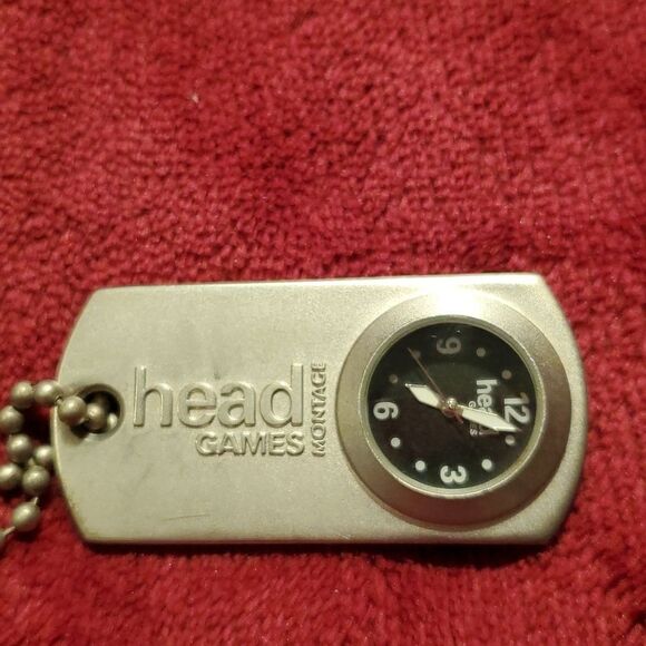 Head Games Montage‎ Shampoo Conditioner Hair Care Dog Tag Watch Pendant & Chain - Picture 2 of 4